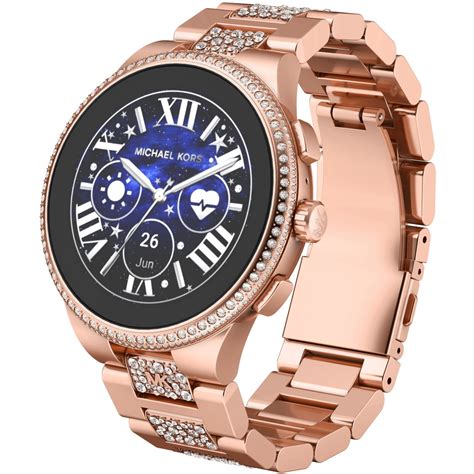 smartwatch damen michael kors silber gold|michael kors rose gold smartwatch.